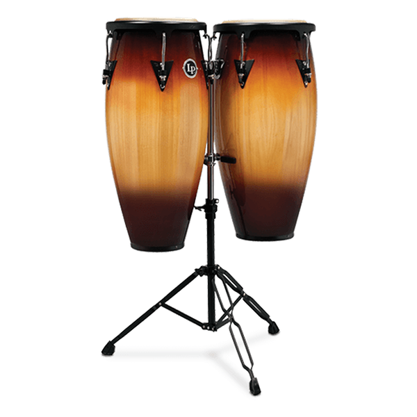 Latin Percussion Aspire Series 10"/11" Conga Set Vintage SunBurst-percussion-Latin Percussion- Hermes Music