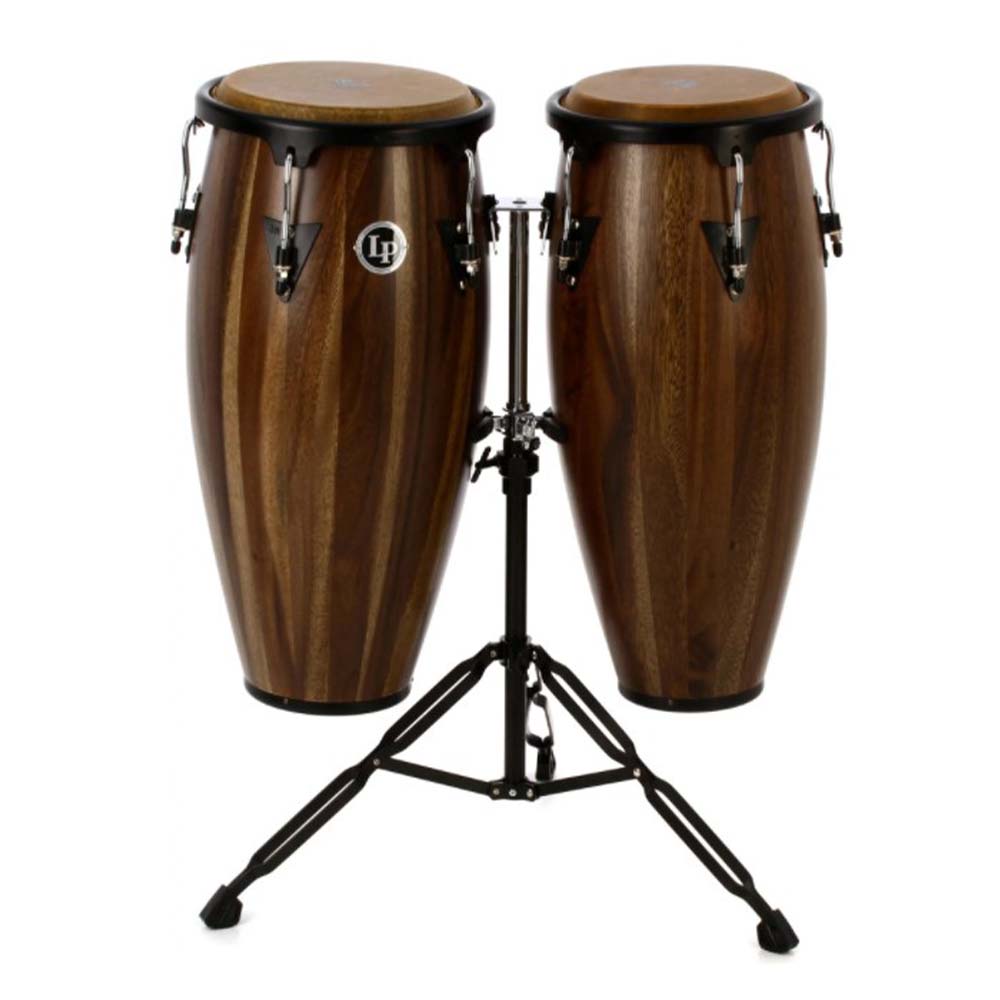 Latin Percussion Aspire Wood Conga Set - Siam Walnut-percussion-Latin Percussion- Hermes Music