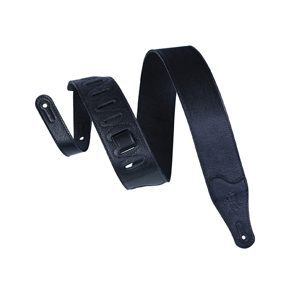 Levy M26BL BLK Guitar Strap-accessories-Levy- Hermes Music