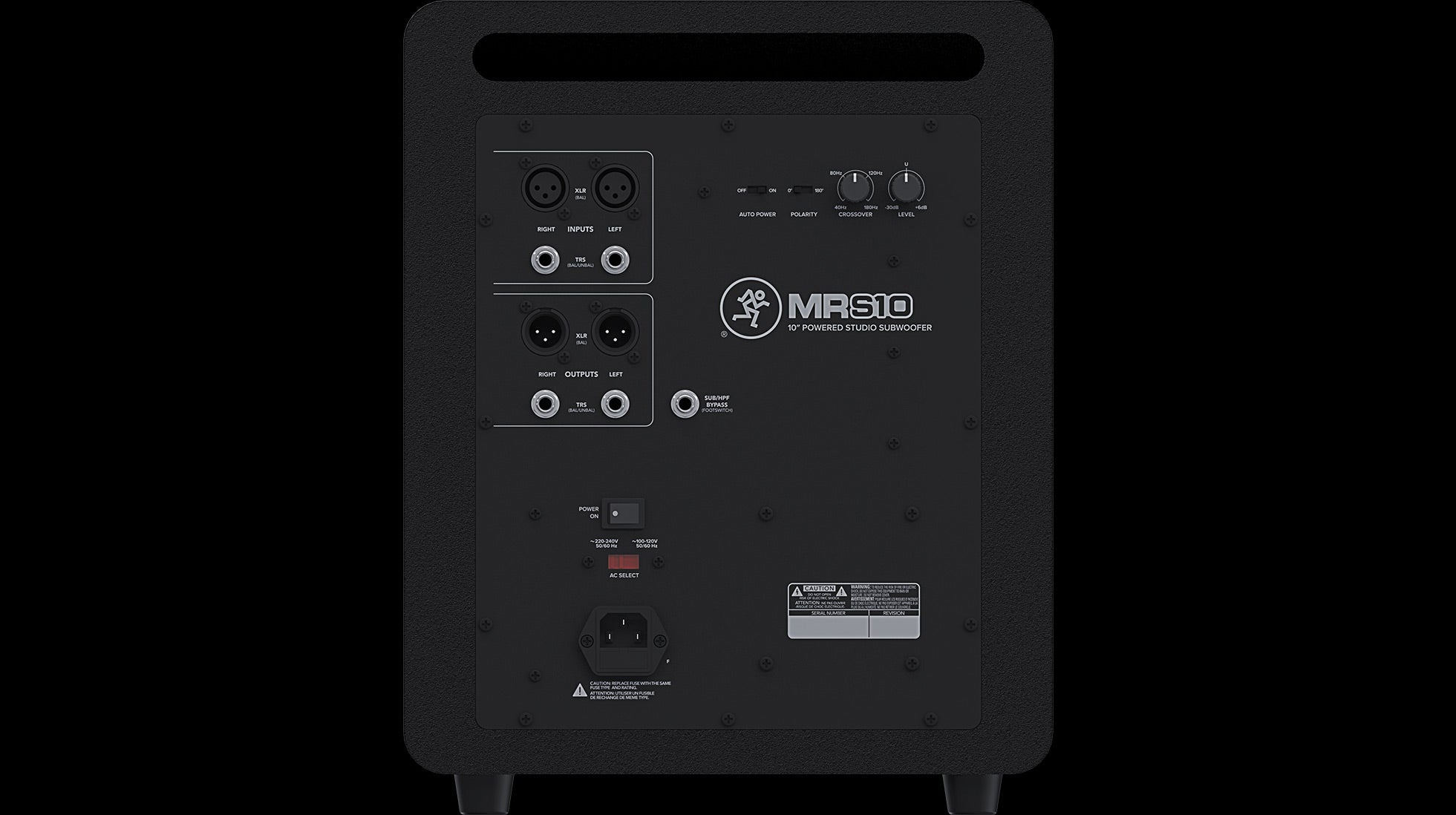 Mackie MRS10 10” Powered Studio Subwoofer-subwoofer-Mackie- Hermes Music