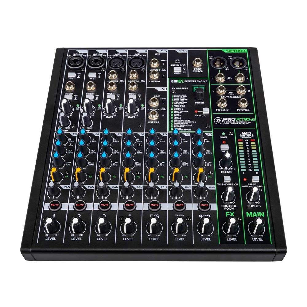 Mackie PROFX10V3 10-Channel Effects Mixer with USB-mixer-Mackie- Hermes Music