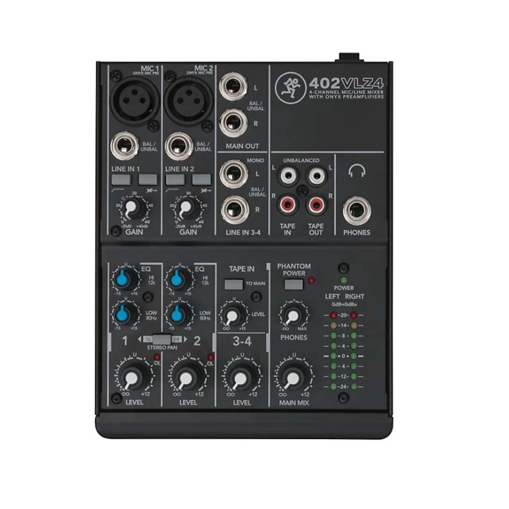 Mackie VLZ4 Series 402VLZ4 4-Channel Ultra Compact Mixer-mixer-Mackie- Hermes Music