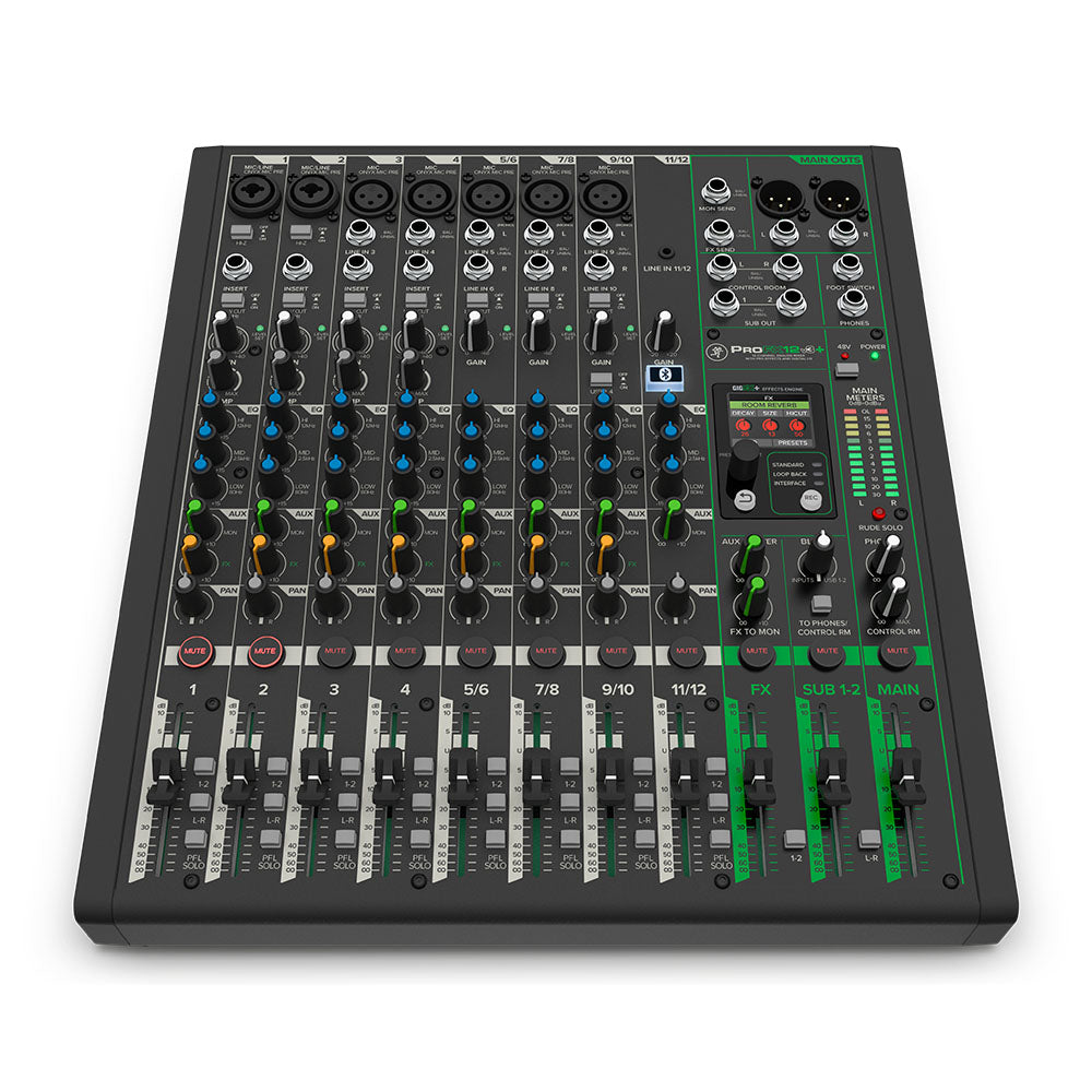 Mackie PROFX12V3+ 12-Channel Analog Mixer w/USB-Mixer-Mackie-Hermes Music