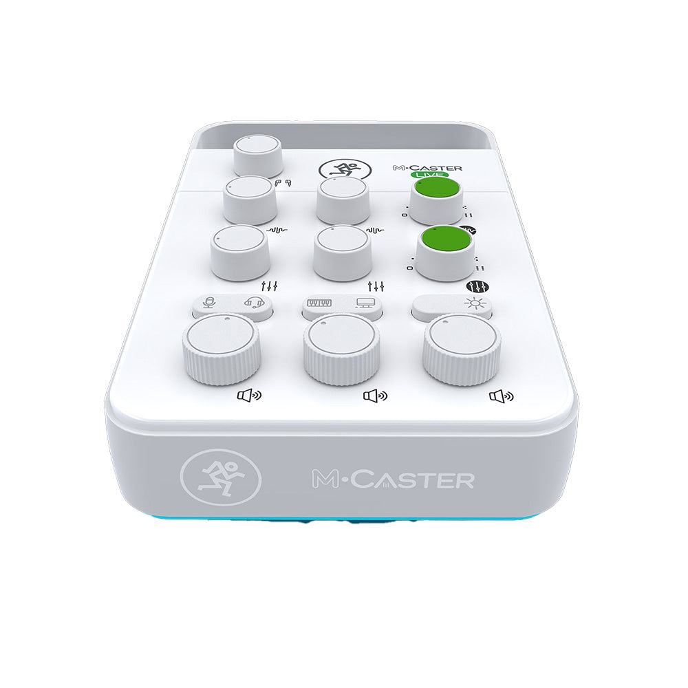 Mackie M-CASTER LIVE WHITE Desktop Live Streaming Mixer-Mixer-Mackie-Hermes Music