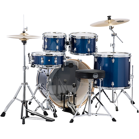 Mapex Venus 5 Pc Rock Complete Setup VI Blue Sky Sparkle-drumset-Mapex- Hermes Music