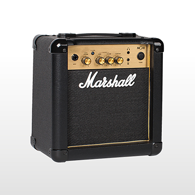 Marshall M-MG10G-U 10 Watt 1x6.5 Combo with 2 Channels and MP3 Input-amplifier-Marshall- Hermes Music