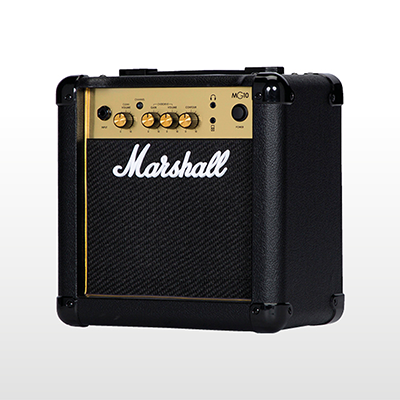 Marshall M-MG10G-U 10 Watt 1x6.5 Combo with 2 Channels and MP3 Input-amplifier-Marshall- Hermes Music