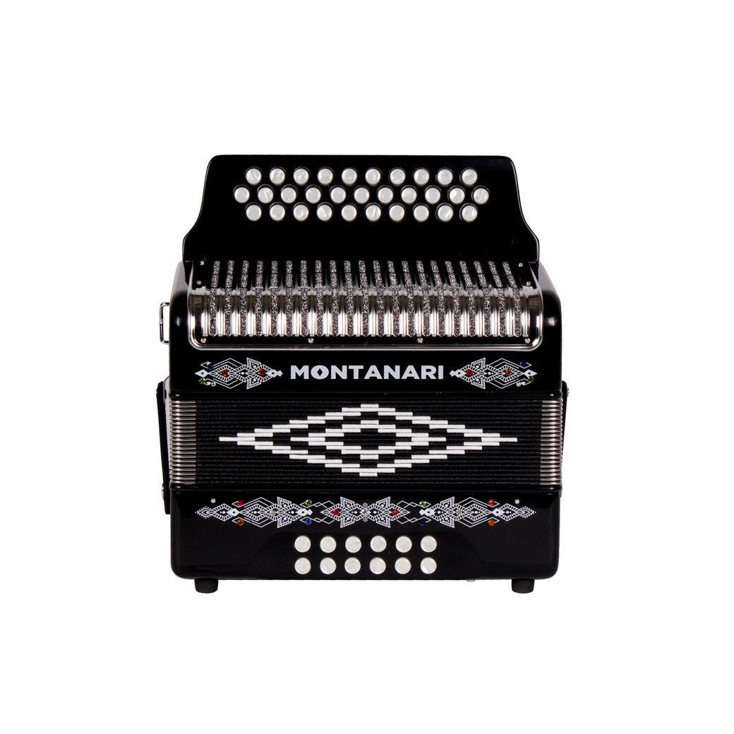 Montanari 3112 MG Accordion EAD Black-accordion-Montanari- Hermes Music