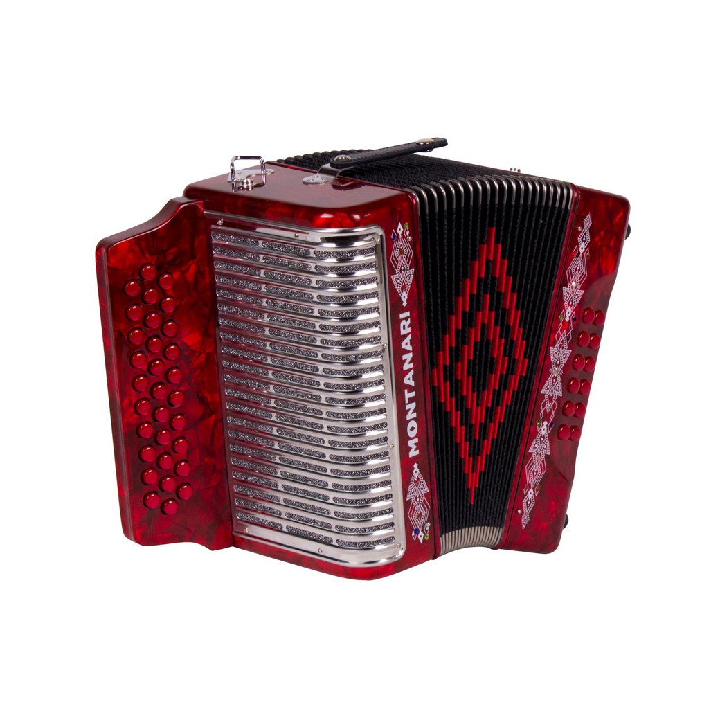 Montanari 3112G Accordion No Switch EAD Includes Cantabella Straps-bundle-Hermes Music- Hermes Music