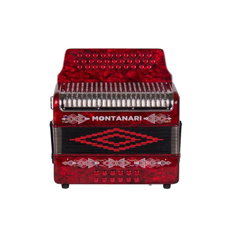 Montanari 3112G Accordion No Switch FBE Includes Cantabella Straps-bundle-Hermes Music- Hermes Music