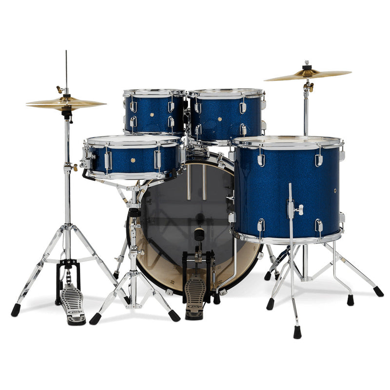 PDP Royal Blue Sparkle - 5 Piece Complete Kit-drumset-Drum Workshop- Hermes Music