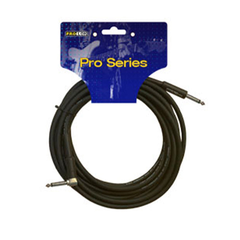 Pro-Lok 20ft Guitar Cable with Right Angle 1/4-Microphone Accessories-Pro-Lok-Hermes Music