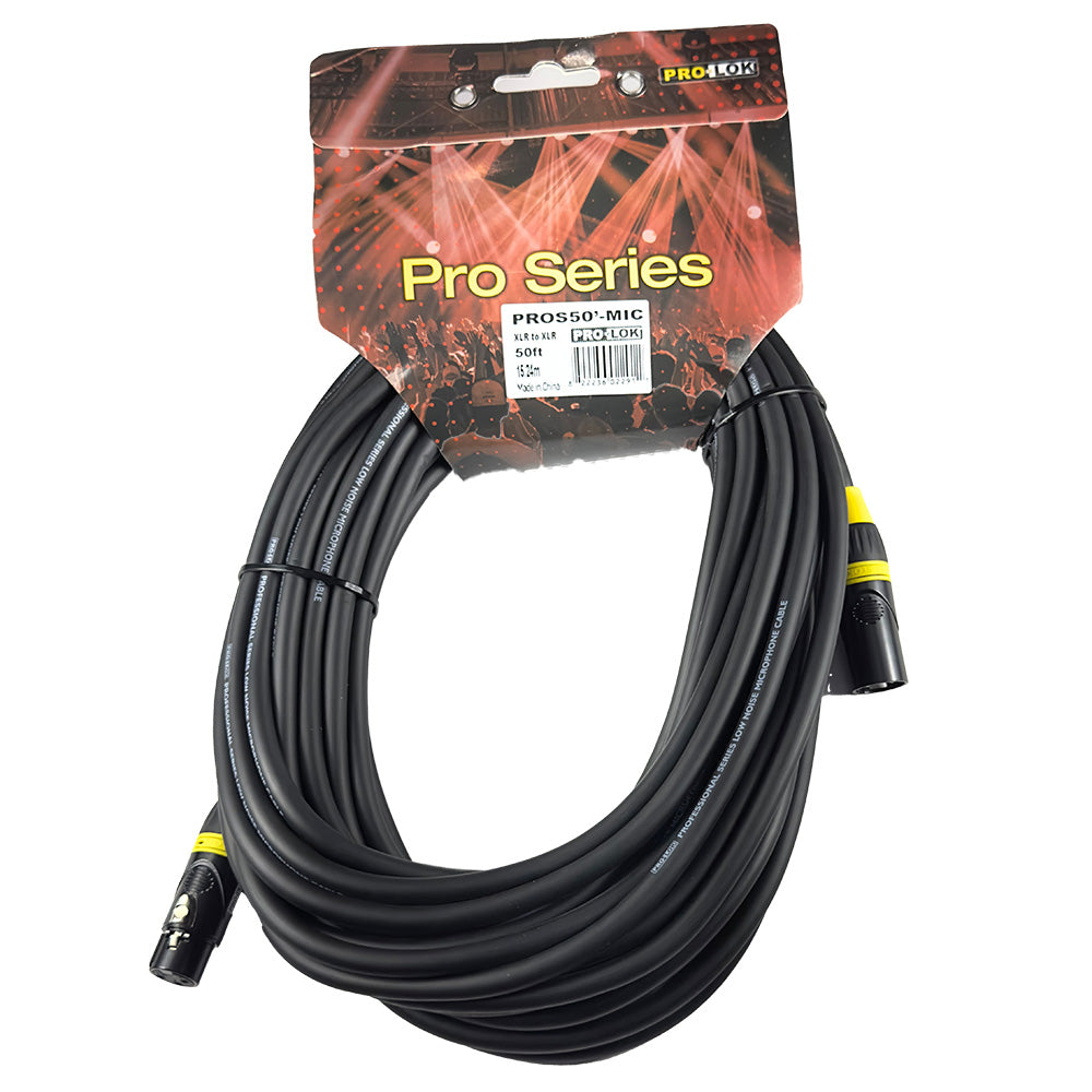 Pro-Lok Pro Series 50' Mic Cable-Microphone Accessories-Pro-Lok-Hermes Music