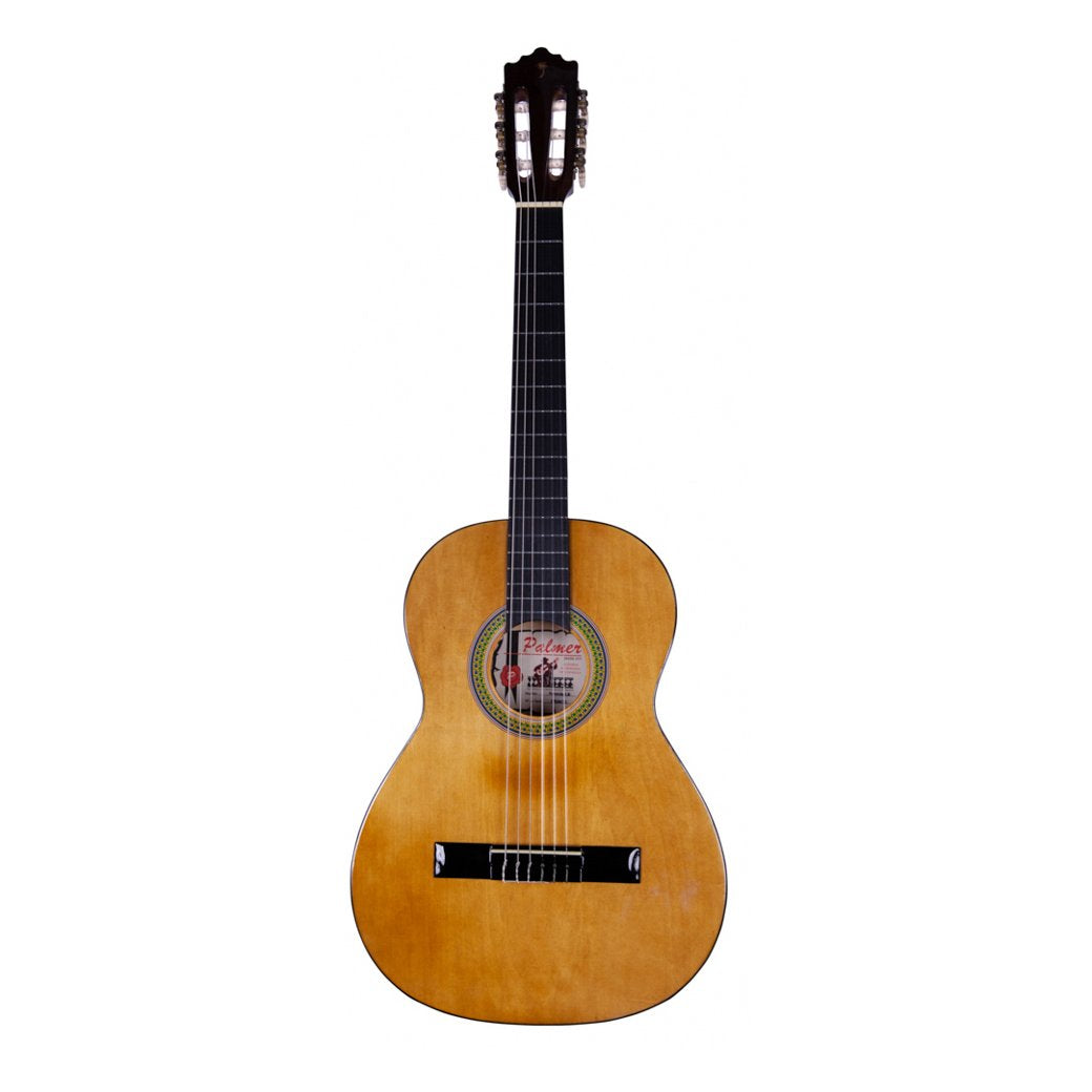 Palmer 3/4 Classical Guitar Light Brown with Tuner and Bag-Guitars-Palmer- Hermes Music