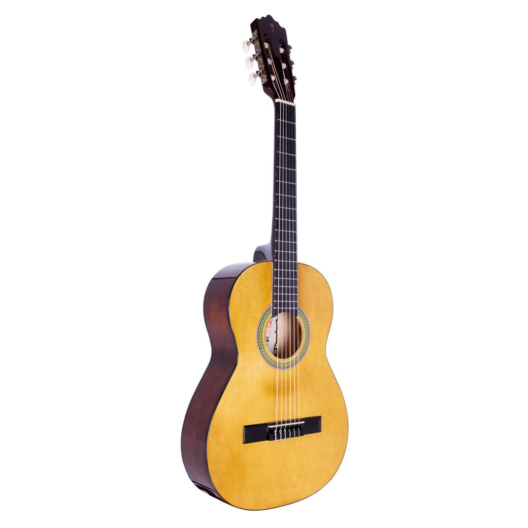 Palmer 3/4 Classical Guitar Light Brown with Tuner and Bag-Guitars-Palmer- Hermes Music