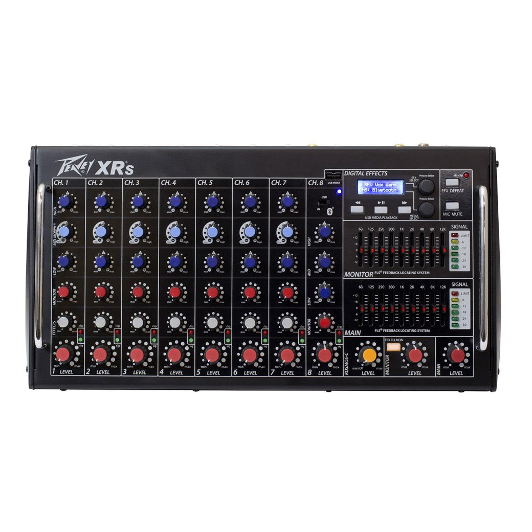 Peavey XR-S 9-Channel 1500W Powered Mixer with Auto-Tune-mixer-Peavey- Hermes Music