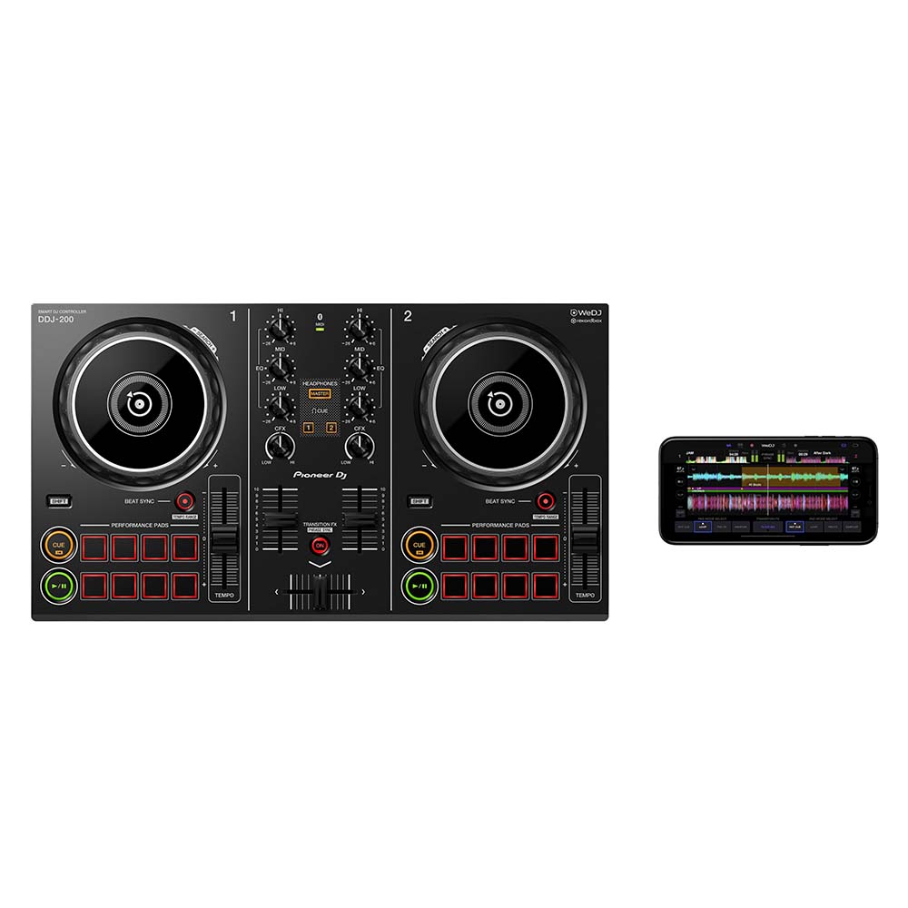 Pioneer DDJ-200 2-channel Smart DJ controller-dj controller-Pioneer- Hermes Music