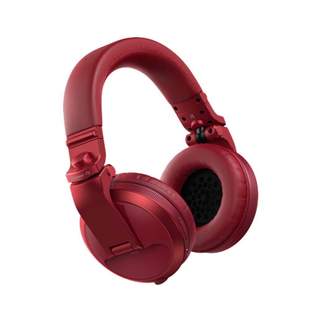 Pioneer HDJ-X5BT Wireless DJ Headphones Metallic Red-headphones-Pioneer- Hermes Music