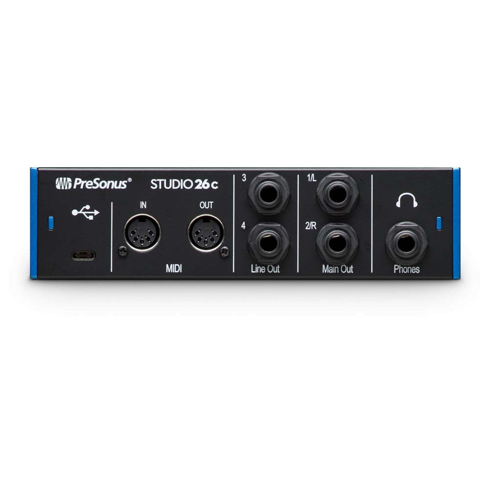 Presonus STUDIO 26C- 2x4 USB Type-C Audio/MIDI Interface-interface-Presonus- Hermes Music