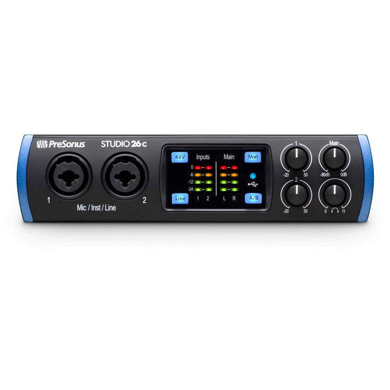 Presonus STUDIO 26C- 2x4 USB Type-C Audio/MIDI Interface-interface-Presonus- Hermes Music