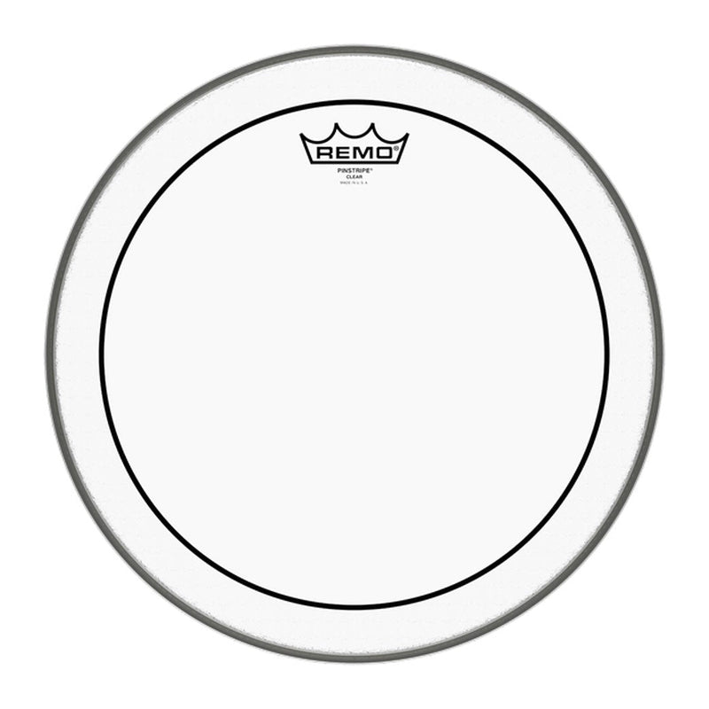Remo 22" Pinstripe Clear Bass Drumhead-accessories-Remo- Hermes Music