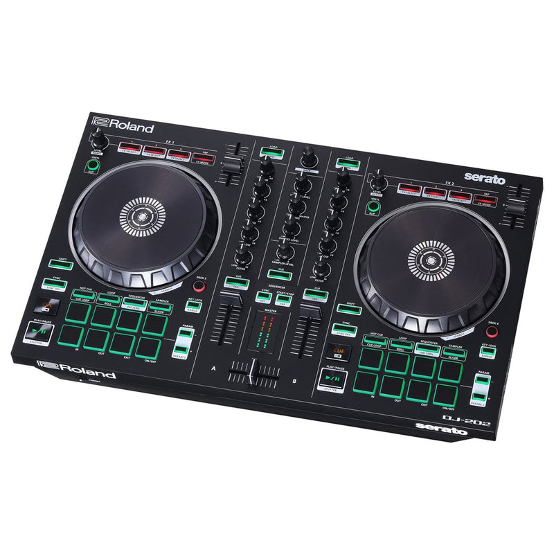 Roland DJ-202 DJ Controller-dj controller-Roland- Hermes Music