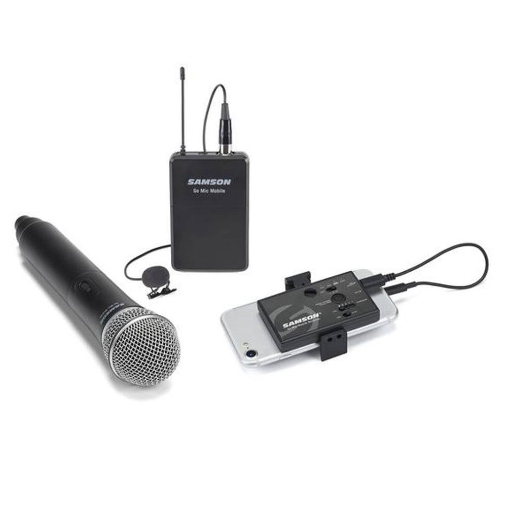 Samson Go Mic Mobile Lavalier Wireless System for Mobile Video-microphone-Samson- Hermes Music