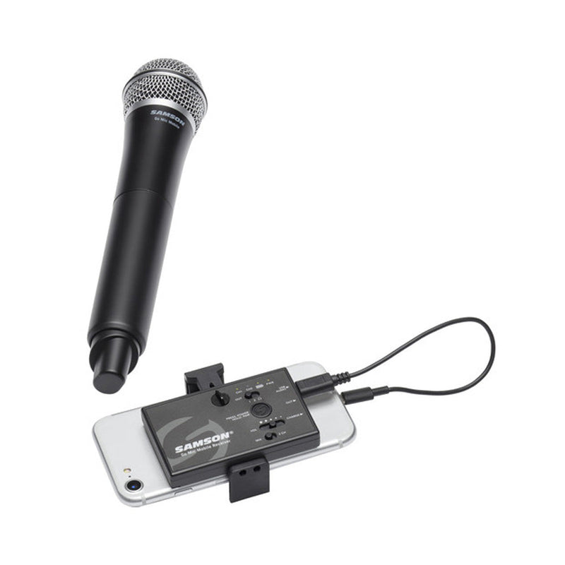 Samson SWGMMSHHQ8 Go Mic Mobile Digital Wireless System with Q8 Dynamic Handheld Mic/Transmitter-microphone-Samson- Hermes Music