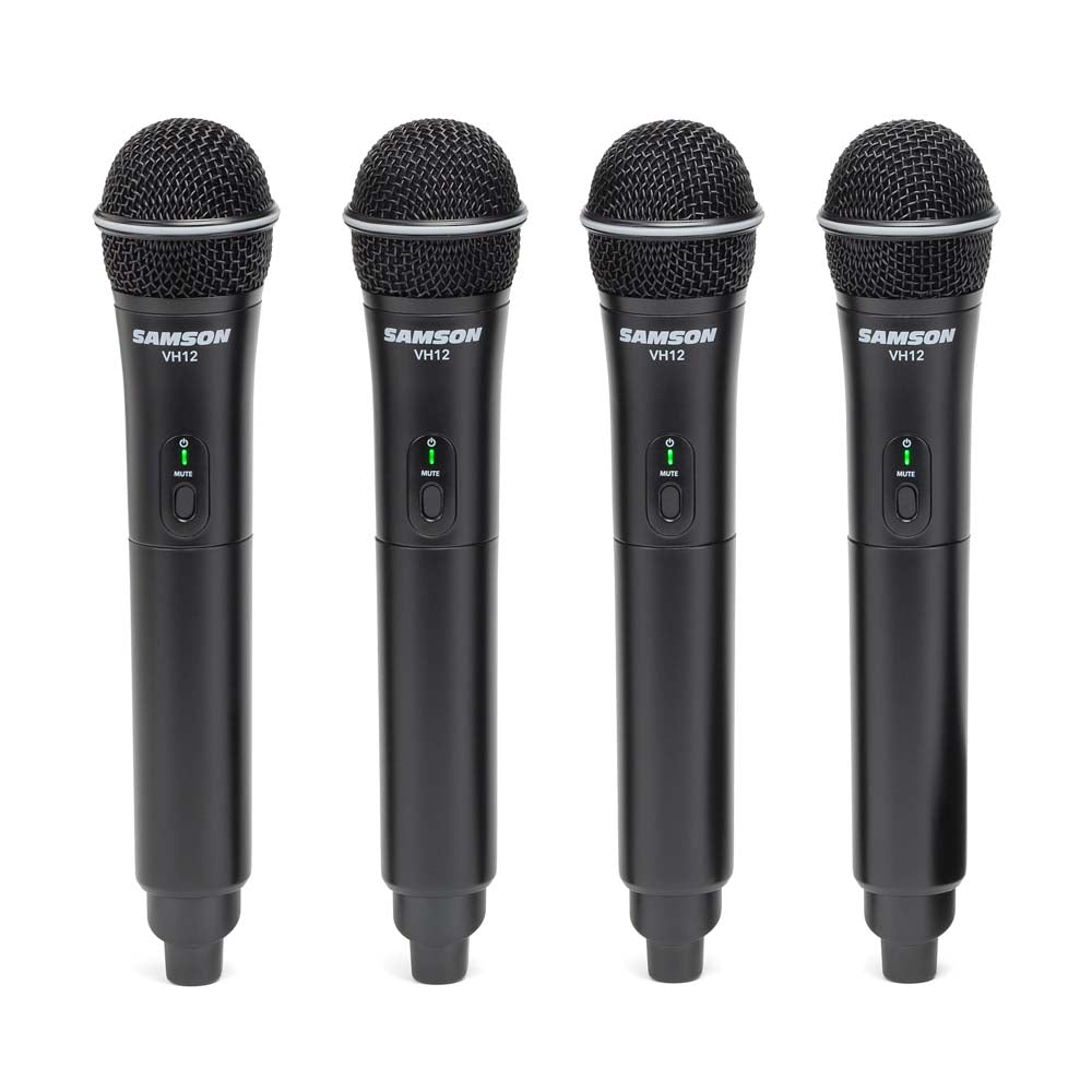 Samson Stage 412 Quad-Channel Handheld VHF Wireless System-microphone-Samson- Hermes Music