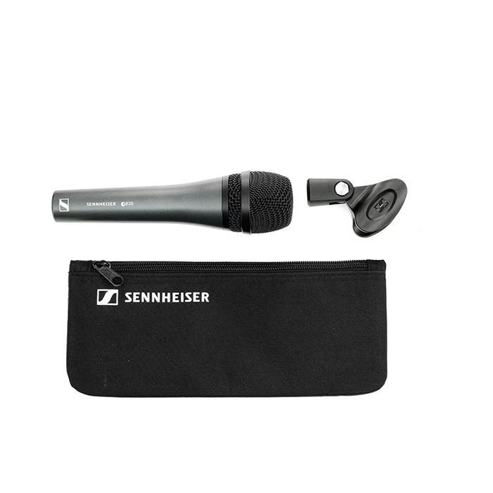 Sennheiser E835 Handheld Cardioid Microphone with Clip-microphone-Sennheiser- Hermes Music