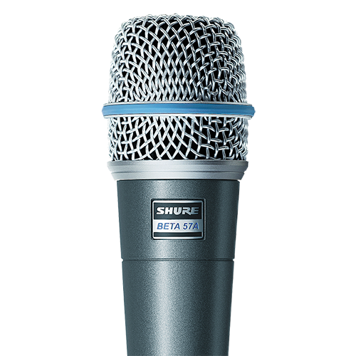 Shure BETA-57A Super Cardioid Dynamic with High Output Neodymium Element Mic-microphone-Shure- Hermes Music