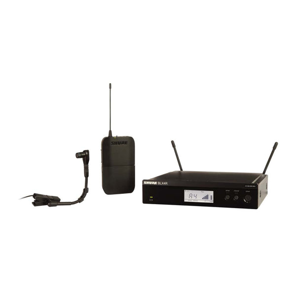 Shure BLX14R/B98 Rackmount Wireless Cardioid Instrument Microphone System-microphone-Shure- Hermes Music