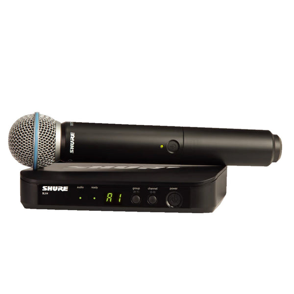 Shure BLX24/B58 Wireless Vocal System with Beta 58A-microphone-Shure- Hermes Music