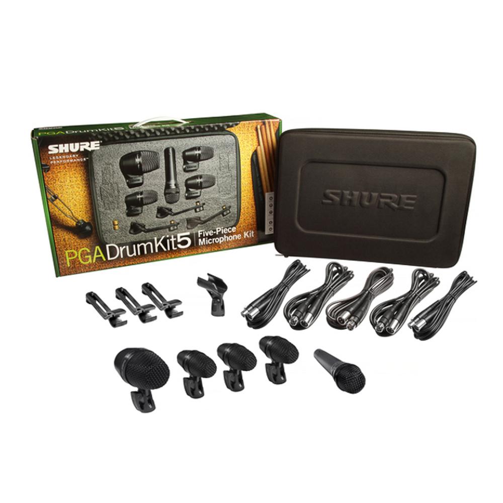 Shure PGADRUMKIT5 5-Piece Drum Mic Kit-microphone-Shure- Hermes Music