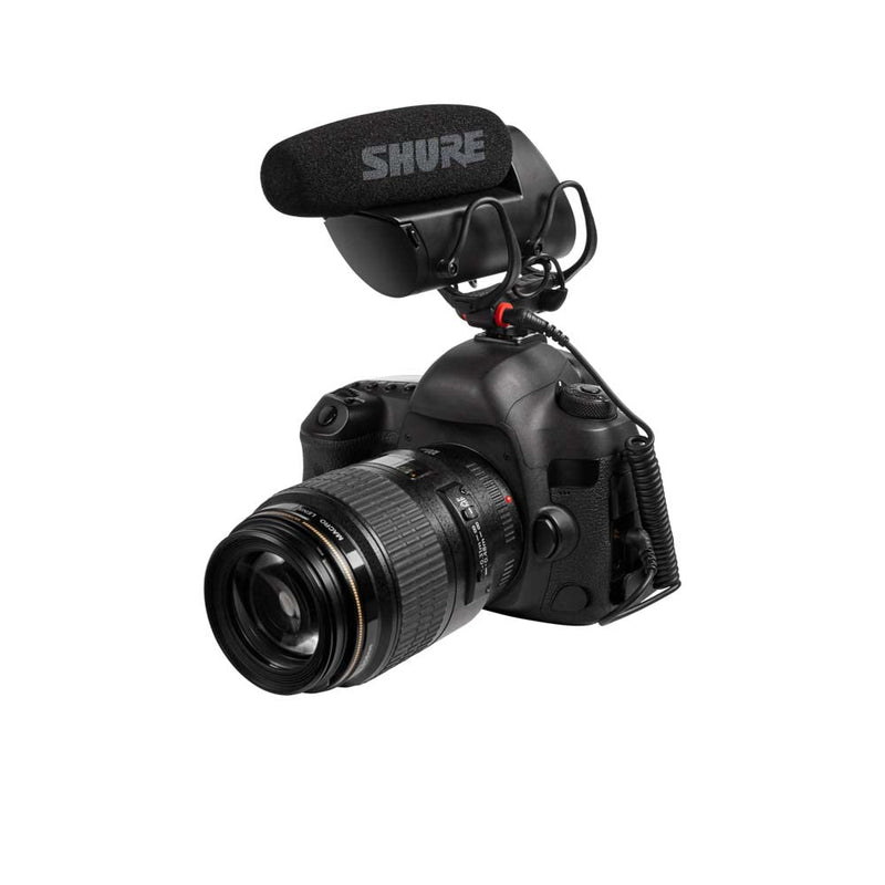 Shure VP83F LensHopper Camera-mount Compact Shotgun Mic with Flash Recording-microphone-Shure- Hermes Music