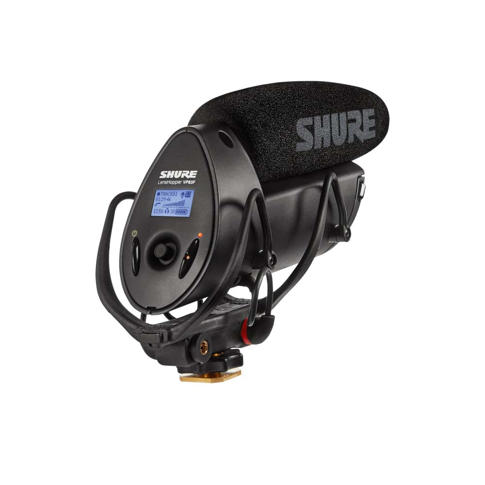 Shure VP83F LensHopper Camera-mount Compact Shotgun Mic with Flash Recording-microphone-Shure- Hermes Music