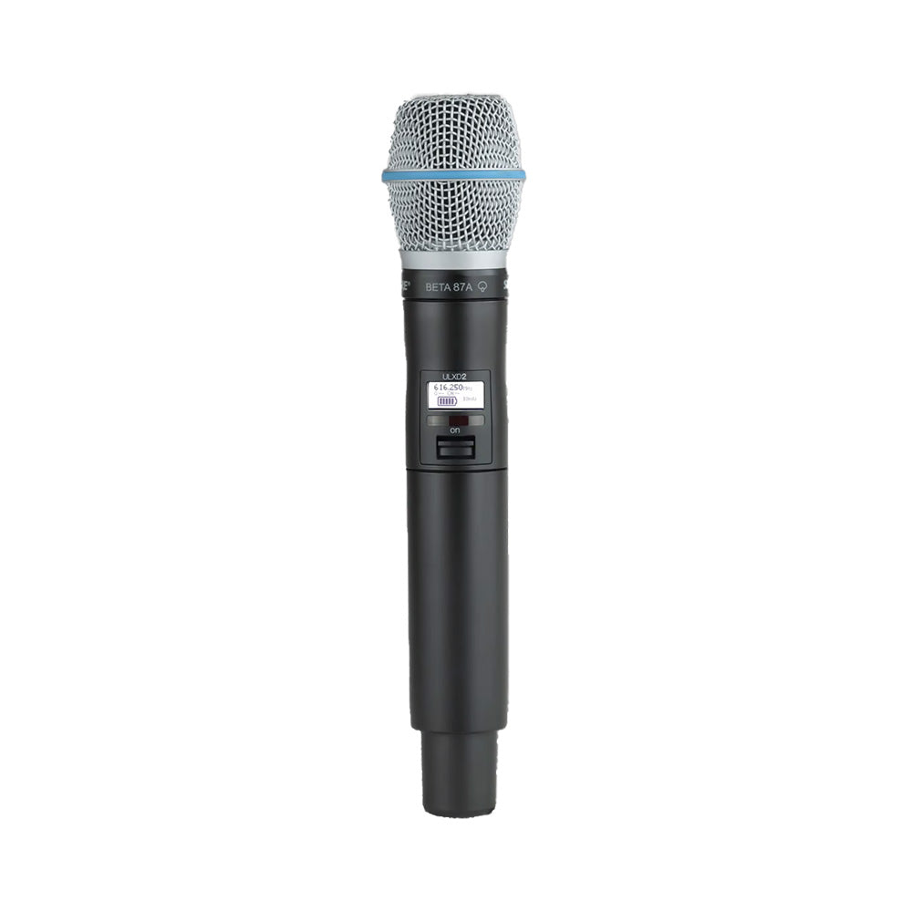 Shure ULXD2/B87A-H50 Digital Handheld Transmitter w/B87A Capsule-Transmitter-Shure-Hermes Music