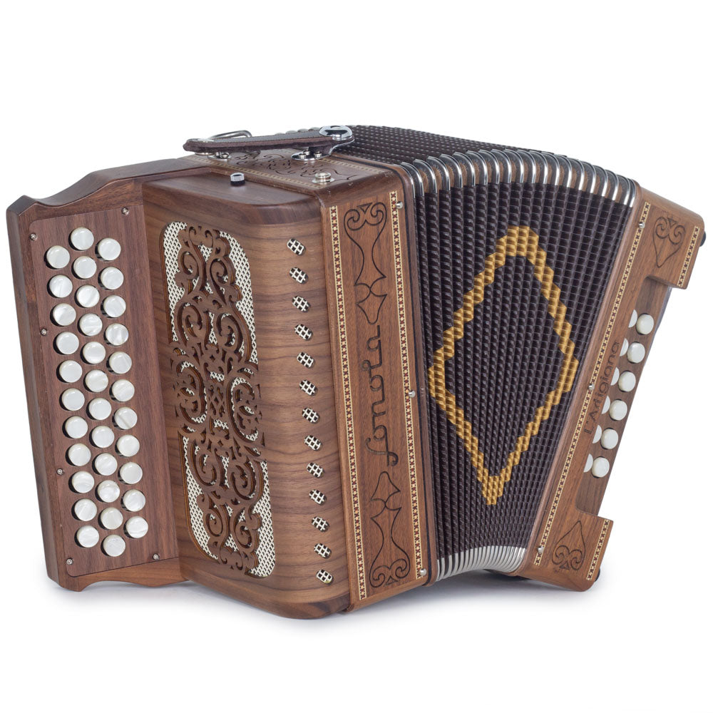 Sonola L'Artigiana Accordion No Switch EAD Wood with White Grill-accordion-Sonola- Hermes Music