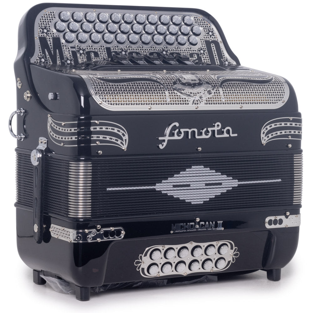 Sonola Michoacan Special Edition Accordion 5 Switch FBE Black-accordion-Sonola- Hermes Music