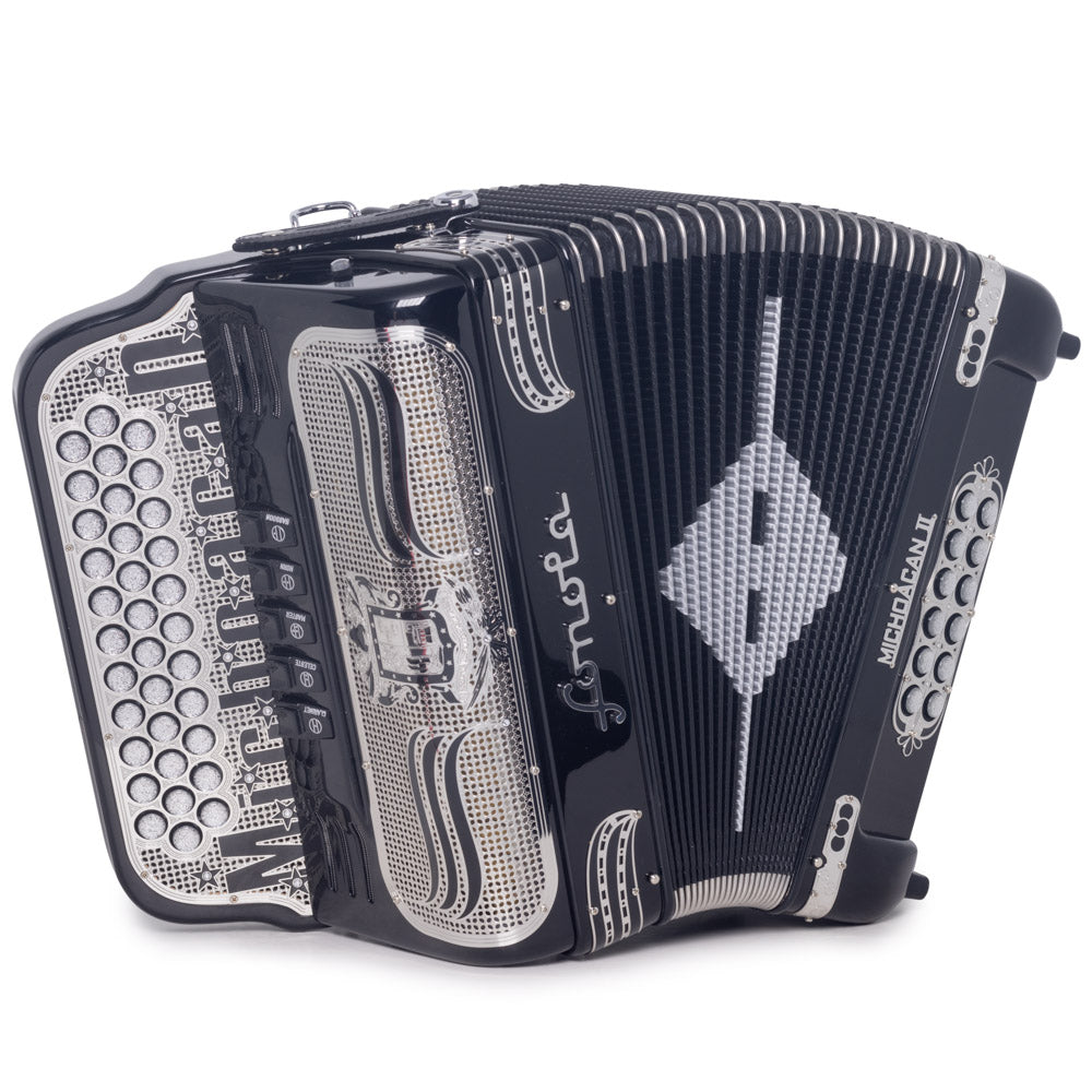 Sonola Michoacan Special Edition Accordion 5 Switch FBE Black-accordion-Sonola- Hermes Music