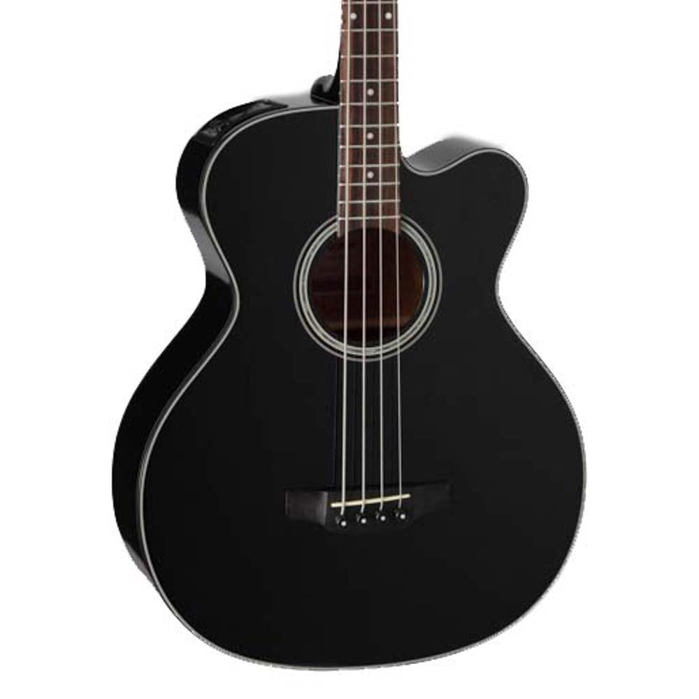 Takamine GB30CE Acoustic/Electric Bass Guitar Black-bass-Takamine- Hermes Music