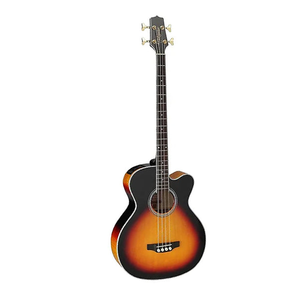 Takamine GB72CE Jumbo Acoustic- Electric Bass Guitar-Guitar-Takamine- Hermes Music
