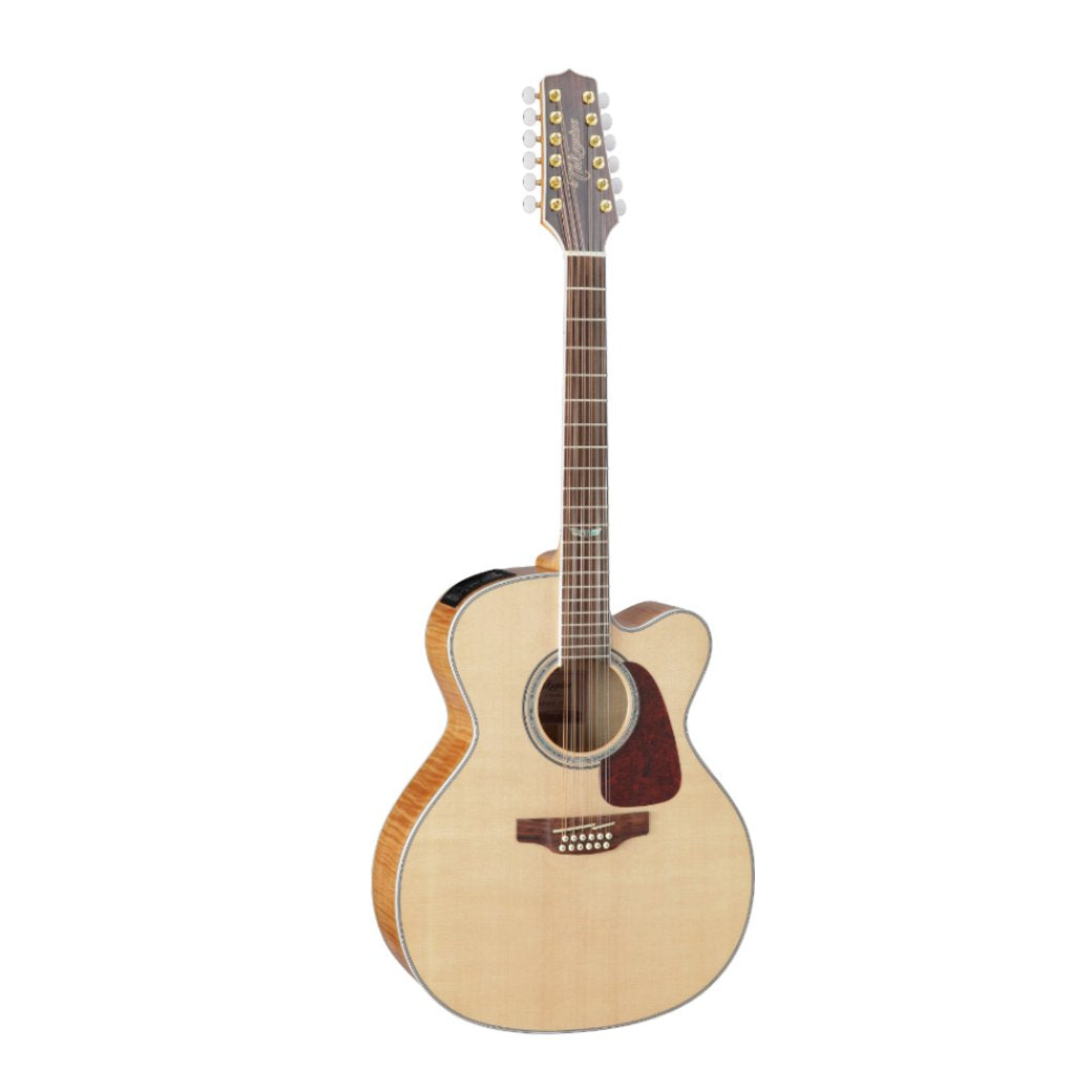 Takamine GJ72CE-12NAT Jumbo Cutaway 12-String Acoustic-Electric Guitar-guitar-Takamine- Hermes Music