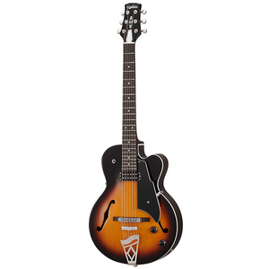 Vox VGA3DSB Giulietta Archtop Hollow Body Electric Guitar Sunburst wit