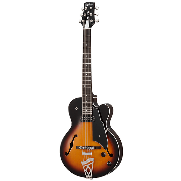 Vox VGA3DSB Giulietta Archtop Hollow Body Electric Guitar Sunburst with Areos-D-guitar-Vox- Hermes Music