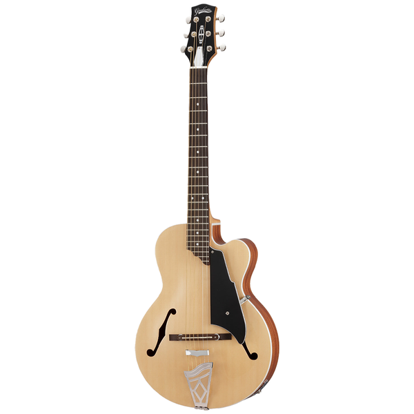 Vox VGA3PSNA Giulietta Single Cutaway Archtop Electric Guitar Natural-guitar-Vox- Hermes Music