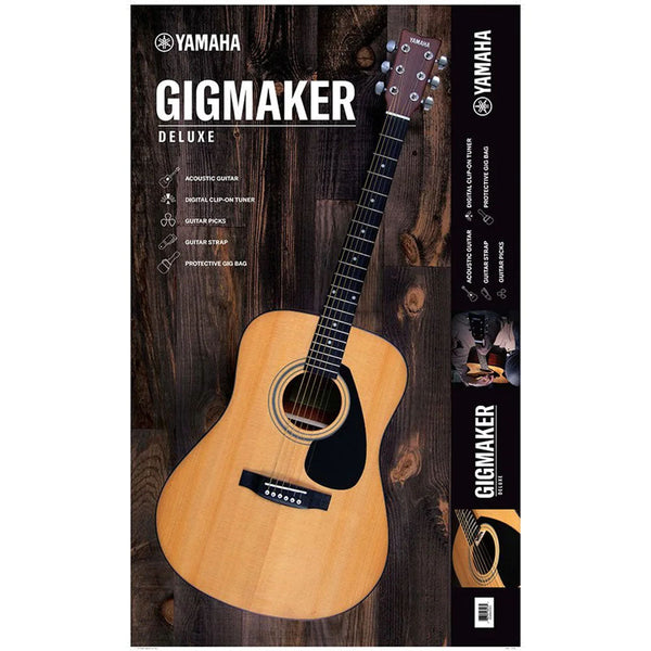 Yamaha GigMaker Deluxe Acoustic Pack-guitar-Yamaha- Hermes Music