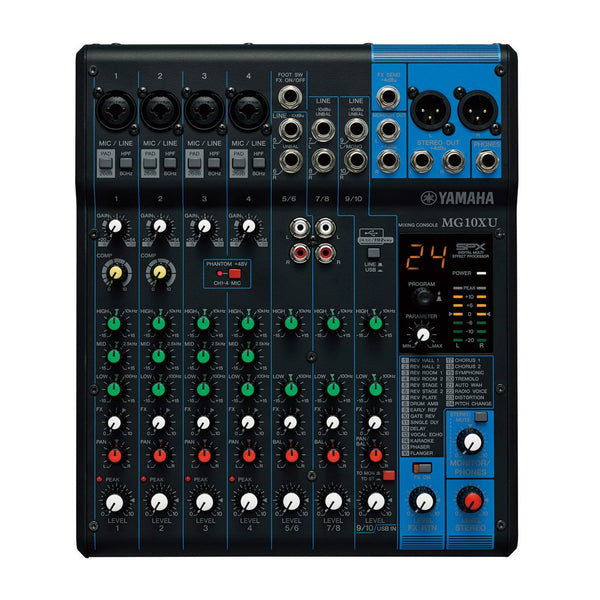 Yamaha MG10XU Mixer-mixer-Yamaha- Hermes Music