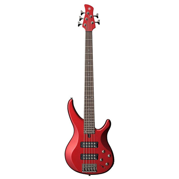 Yamaha TRBX305 CAR 5-String Bass Guitar Candy Apple Red-Bass Guitar-Yamaha- Hermes Music