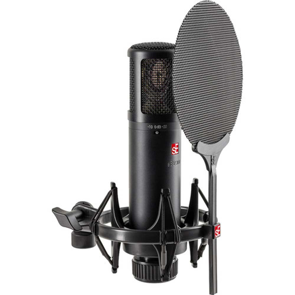 sE Electronics SE2300 Multi Pattern Large Diaphragm Condenser Mic with Shockmount & Filter-microphone-SE Electronics- Hermes Music